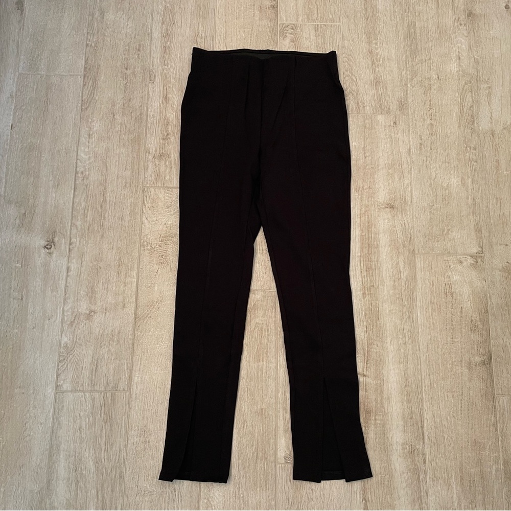 Old Navy Extra High-Waisted Stevie Split-Front Skinny Pants, Small Petite - Picture 3 of 7
